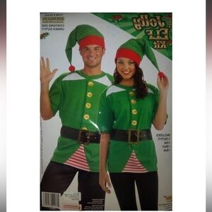 Jolly Elf Adult Costume Kit ( 2 costumes)